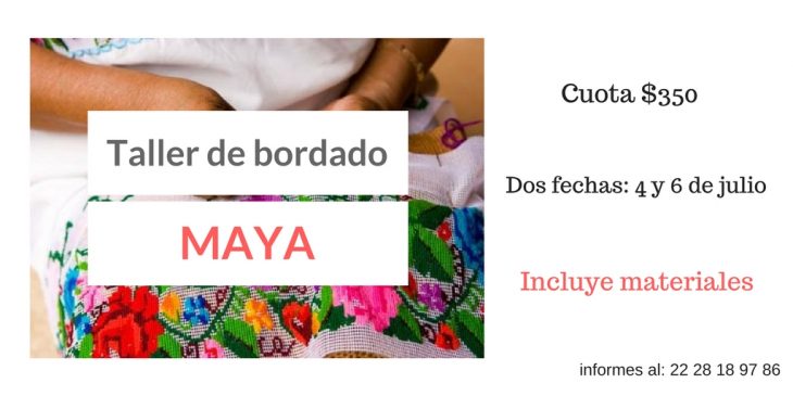 Bordado tradicional Maya