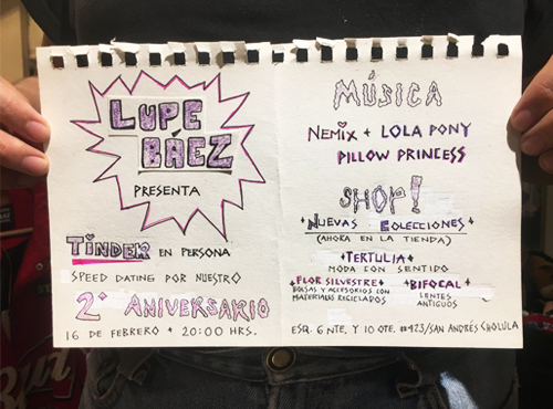 Segundo aniversario de Lupe Báez [Tinder en persona]