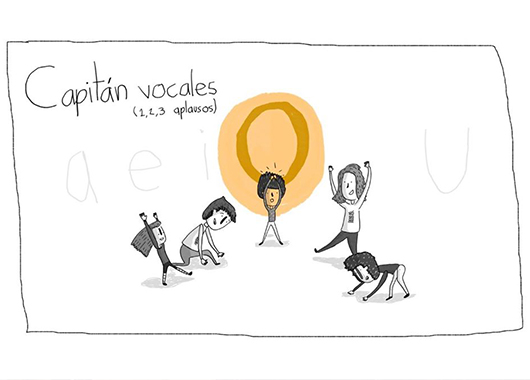 Cápsula Fantástica “Capitán vocales” con Resorte A.C.