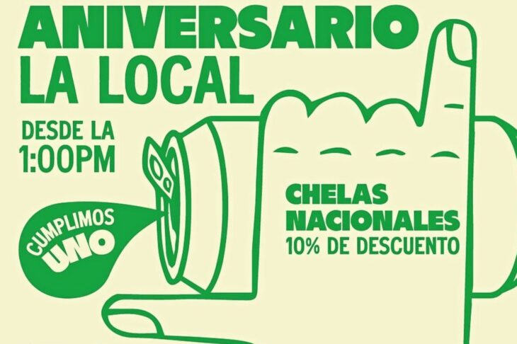 Primer aniversario La Local