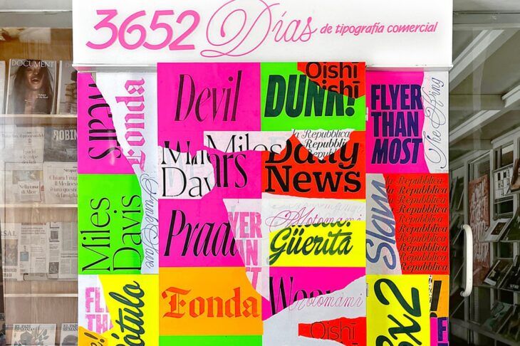 Exposición: 3652 días de tipografía comercial