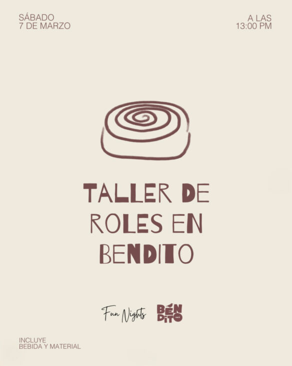 Taller de roles en Bendito Café