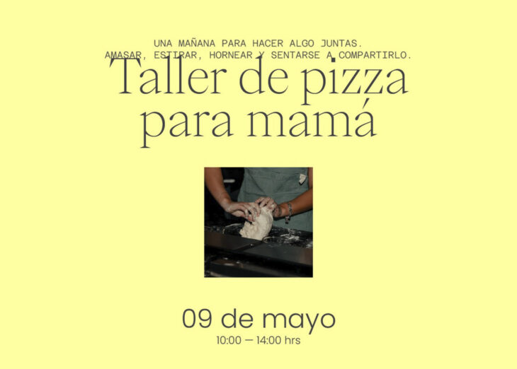 Taller de pizza para mamá